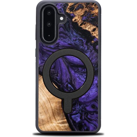 Custodia Bewood Unique per Samsung Galaxy A26 5G - Viola con MagSafe (1/4)