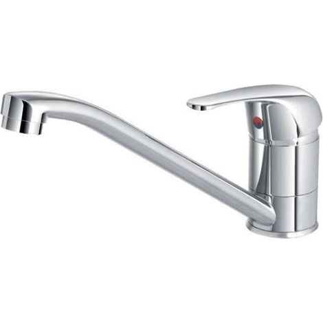 Exagonshop Miscelatore monocomando lavello cucina canna bassa