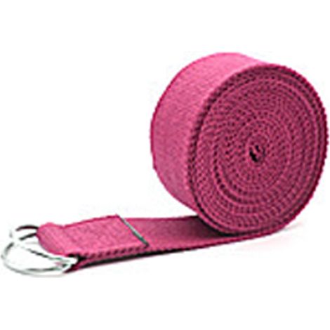 Sangle De Yoga - Coton Doux Avec Boucle En D - Pour Étirement Pilates Et Fitness - 1 Pièce (1/5)