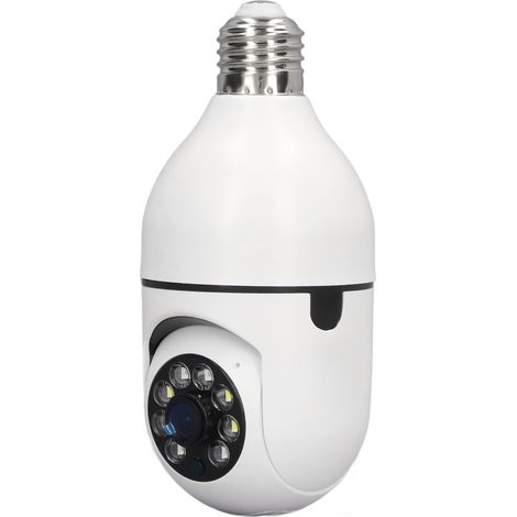 Caméra ampoule 1 MP, vidéo 720p, culot E27, angle réglable, sans fil, WiFi, CCTV, caméra de sécurité intelligente 110-240 V (1/5)