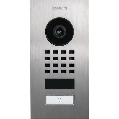 Doorbird D1101V interphone vidéo IP polar raven black