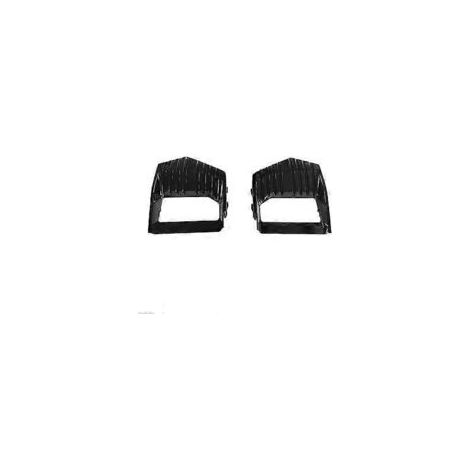 Embellecedores de faros antiniebla para coche, cubiertas de rejilla para faros antiniebla del parachoques para Crezuo