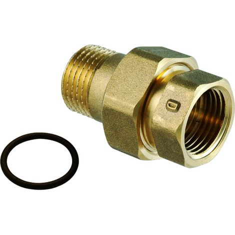 RACCORDO DIRITTO 3 PEZZI MASCHIO FEMMINA IN OTTONE GIALLO SERIE 1200 1   ICMA  S.P.A.
