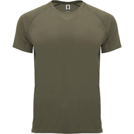 Camiseta técnica de manga ranglán con factor protección UV BAHRAIN ROLY M Verde militar