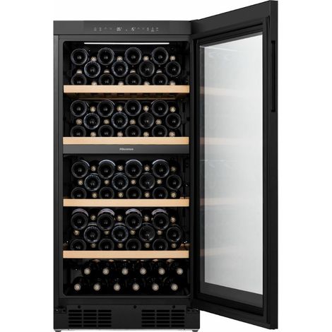 Hisense RW3N230GELF cantina vino Cantinetta vino con compressore Libera installazione Nero 108 bottiglia/bottiglie (1/5)