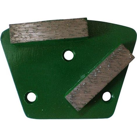 Segment de ponçage diamanté Gr 40 à 3 trous avec connexion M6 - béton frais, chape, matériaux abrasifs - Diamwood (1/2)