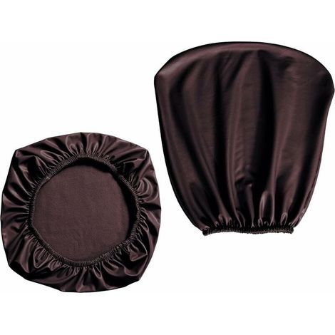 Housse de chaise de bureau en PU housse de fauteuil extensible amovible chaise pivotante protecteur étanche à l'huile pour banquet maison, CAFÉ-LIAIKI (1/5)