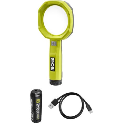Pack RYOBI 4V Loupe-lampe RML4-0 - 240 lumens - 1 Batterie 3,0Ah - Câble USB (1/5)