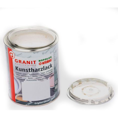 Weiße Farbe, weißer Lack RAL 9010, Nopolux Wilckens Granit, 10-Liter-Eimer