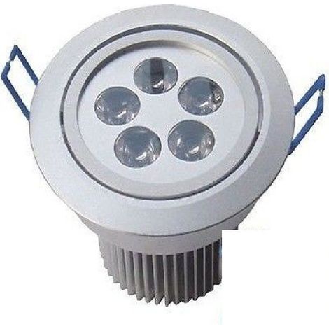 Trade Shop - SPRING LED-SPOTLIGHT 5W EINBAU-SCHWENK-SPOTLIGHT MIT FLÜGELN KALT-WARM-LICHT -