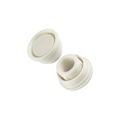 10 pièces-Bouchon caoutchouc blanc pour échelle de piscine – Scellé sous eau – Cache pour tube – Étanche