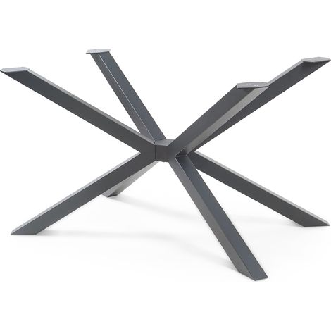 Tischgestell Bemeenel 120x75x72 cm Stahl Schwarz [en.casa]