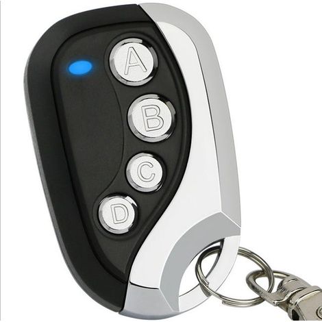 Paquete de 2 controles remotos universales con copia, alarma y luz en un solo control remoto - Señal de 433 MHz