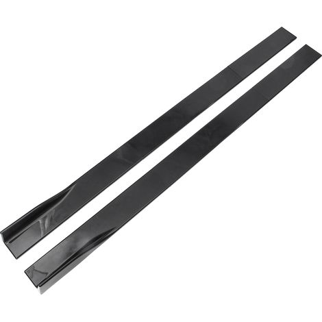 2,2M Schwarz Seitenschweller Erweiterung für VW Golf MK5 MK6 MK7 CC Passat Jetta  für BMW F10 F32 F33 F36 E39 E46 E53 E90  für Benz W205 W204 W203 C200 C250 C300 für Universal BMW Benz Audi Opel Subar
