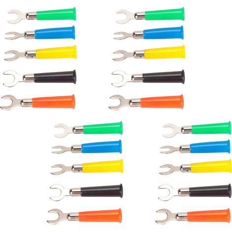 4 Pièces Connecteurs Fil Type U 6mm en Laiton Soudable pour Câblage Électrique, Haute Conductivité, 5 Couleurs Disponibles (1/5)