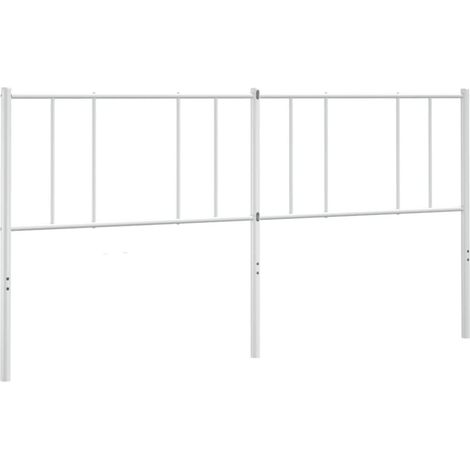 Cabecero accesorio para dormir mueble de dormitorio 180 cm metal blanco TDL0202470