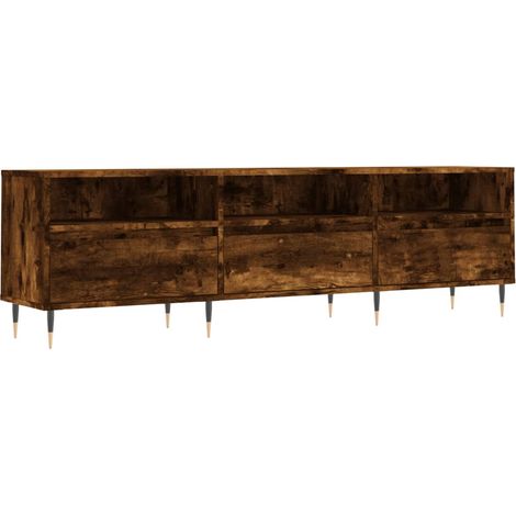 Maison Exclusive - TV-Schrank Räuchereiche 150x30x44,5 cm Holzwer