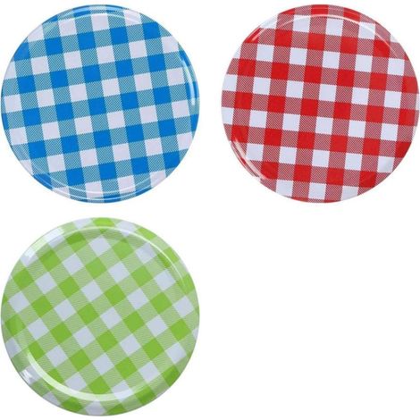 Tapas Twist-Off - 82 mm - Para Frascos Redondos - Resistente al Calor Hasta 180 °C - Estanco - 100 Unidades (1/5)