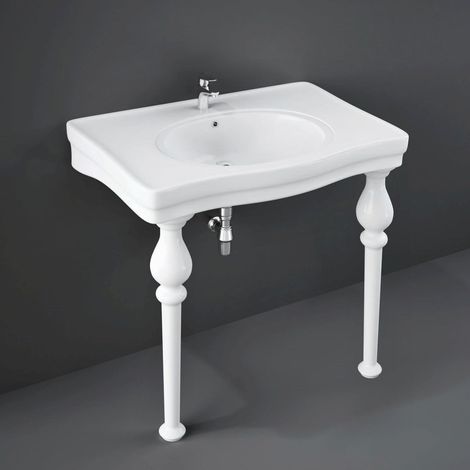 RAK Console Alexandra 850mm Basin with 1 Tap Hole - AL0101AWHA