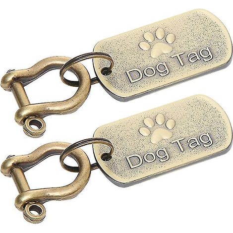 2 étiquettes pour animaux de compagnie