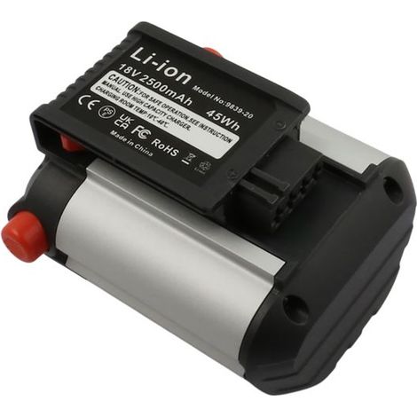 Batterie Modèle 9839-20 Compatible Gardena HeartBeat System 18V Li-ion 2500mAh