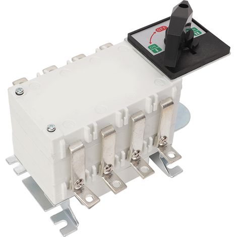 Interrupteur de Transfert Manuel 4P 63A Double Ligne IP65 Commutateur de Secours AC400V 50Hz Inverseur de Source (1/5)