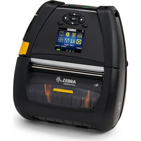 Impresora de etiquetas RFID móvil térmica directa Zebra ZQ630 Plus de 4 pulgadas y 203 ppp (1/4)