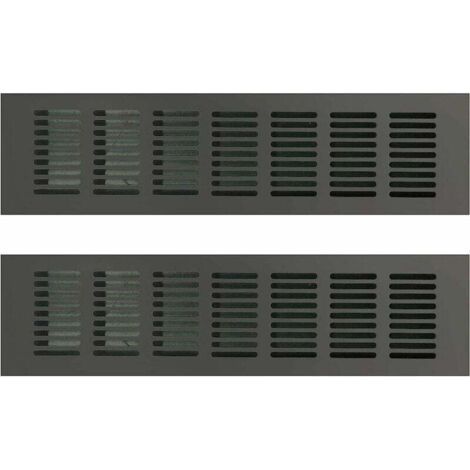 Grille de Ventilation Rectangulaire, Grille D'aération Rectangulaire, Grille D'aération, Grille Ventilation Rectangulaire, Grille d Aeration Rectangulaire pour une Ventilation Idéale 80 300mm 2PCS