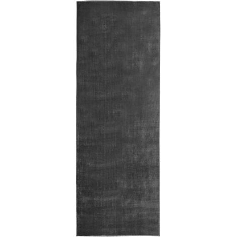 Teppichläufer Waschbar Faltbar Anthrazit 80x300 cm Polyester