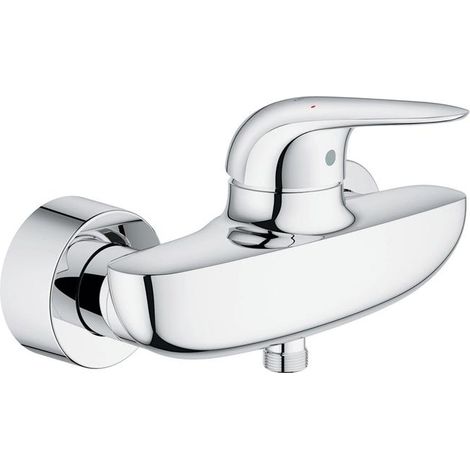 GROHE Einhand-Brausebatterie Eurostyle Wandmontage eigensicher chrom 23722003 (1/5)