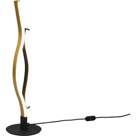 Lampada da tavolo Blaze oro/nera LED dimmer Trio 541210208 (1/5)