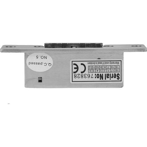 Elektrisches Türschloss (12 V DC), schlankes elektrisches Türschloss für alle Türarten (1/4)
