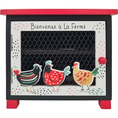Armoire à Oeufs en bois (1/2)