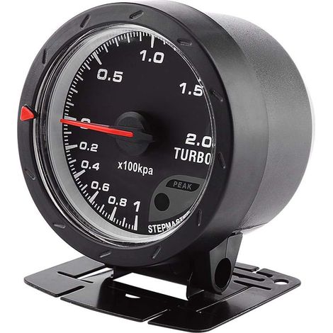 Compteur Pression Turbo Jauge de Pression Turbo de 60mm LED Coquille de Poussée Universel pour Voiture 0-200 Kpa (1/5)