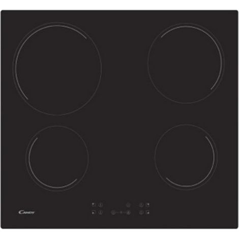 Piano cottura in vetroceramica 4 fuochi 6500w nero - CC64CH - Candy