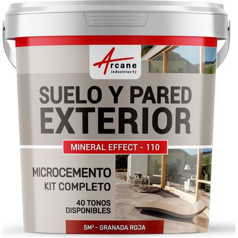 Microcemento para exteriores: suelos, muros, terrazas, balcones, escaleras