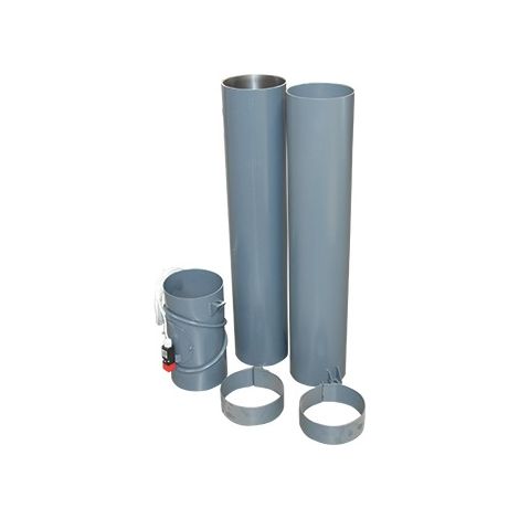 ETA Fallrohrset fuer Hackgut D=250 Laenge 300 bis 2300 mm - 17008-250