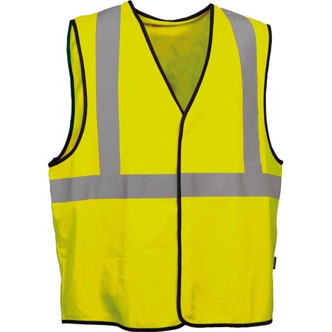 Gilet ad Alta Visibilità Cofra Beaming  Giallo Giallo M