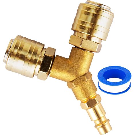 Distribuidores de aire comprimido - Conector rápido en T para diversos equipos (1/5)