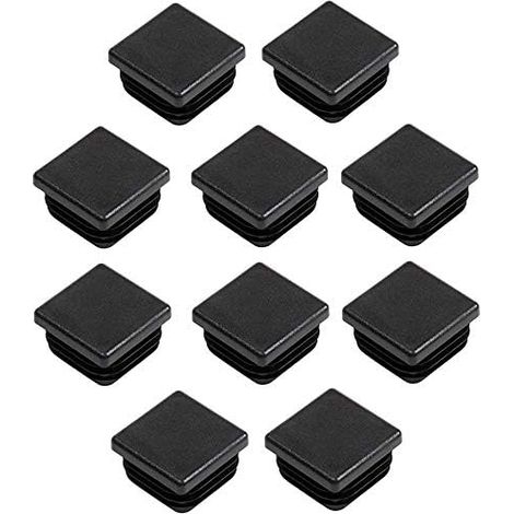 20x Bouchon pour Tuyau Carré, Embouts pour Pieds de Meuble pour pieds de meubles de tabouret de Table de chaise (30 x 30 mm)