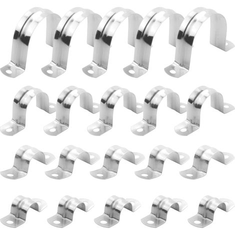 Filiyano-Collier de serrage en U en acier inoxydable 304 de 25 mm (lot de 20). (1/5)