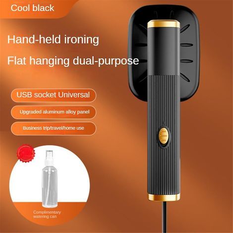 Fer à vapeur portable de voyage, mini fer à vapeur rotatif à 180°, pour le nettoyage des vêtements (1/4)