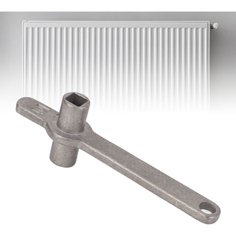 Clé d'échappement, clé de radiateur ultime - double taille impériale et métrique, poignée d'échappement de radiateur, clé carrée, échappement chauffant, fabriquée en acier allié de haute qualité. (1/5)