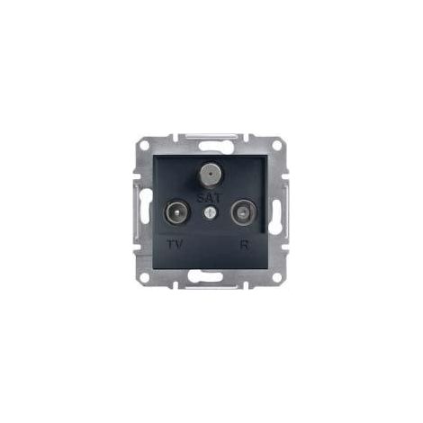 Schneider Electric Asfora Antennenwandsteckdose Anthrazit