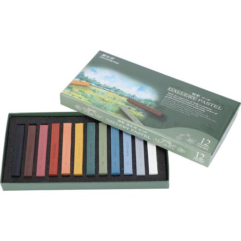 12Pcs Pastel Stick Soft Crayon Multi Color Sketching Graffiti Art Painting Supplies (1/5)