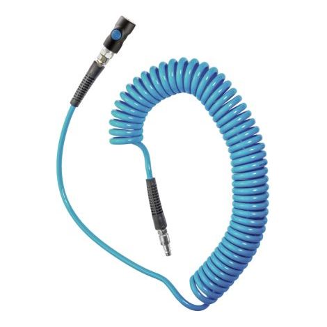 Tuyau spiralé Pus, Bleu, Diam.ext 10mm, Long. 4m ( Prix pour 1 )