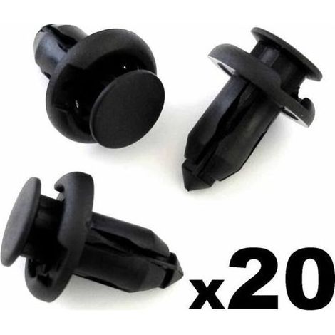 20x Honda Poussoir Pour Plastique Rivet-Clip De Fixation Pare-chocs, (1/2)