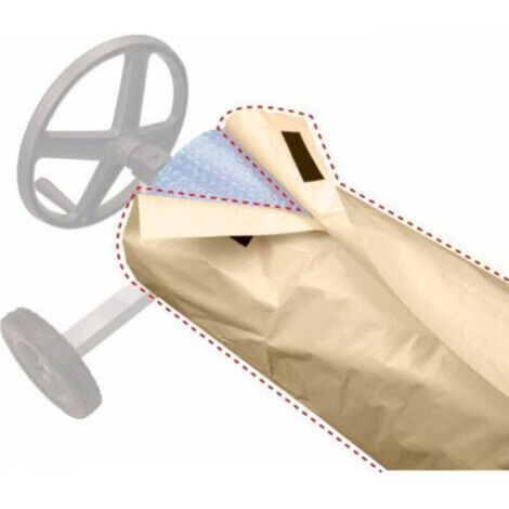 490x96cm Couverture Enrouleur Bâche Piscine en Tissu Imperméable,Couverture de Protection Piscine Extérieur Intérieur (1/4)