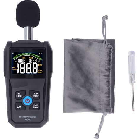 Noise Measure Device 30 to 130dB Digital Color Backlight Screen Sound Level Meter