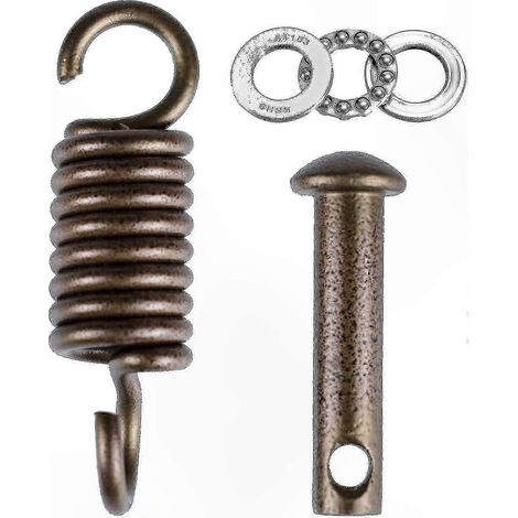 Kit d'accessoires pour fauteuil suspendu, comprenant des goupilles à ressort, compatible avec les fauteuils en forme d'œuf, capacité de charge jusqu'à 500 lb, et également compatible avec les fauteuil (1/5)